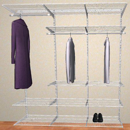 Эконом-вариант гардеробной системы Аристо
